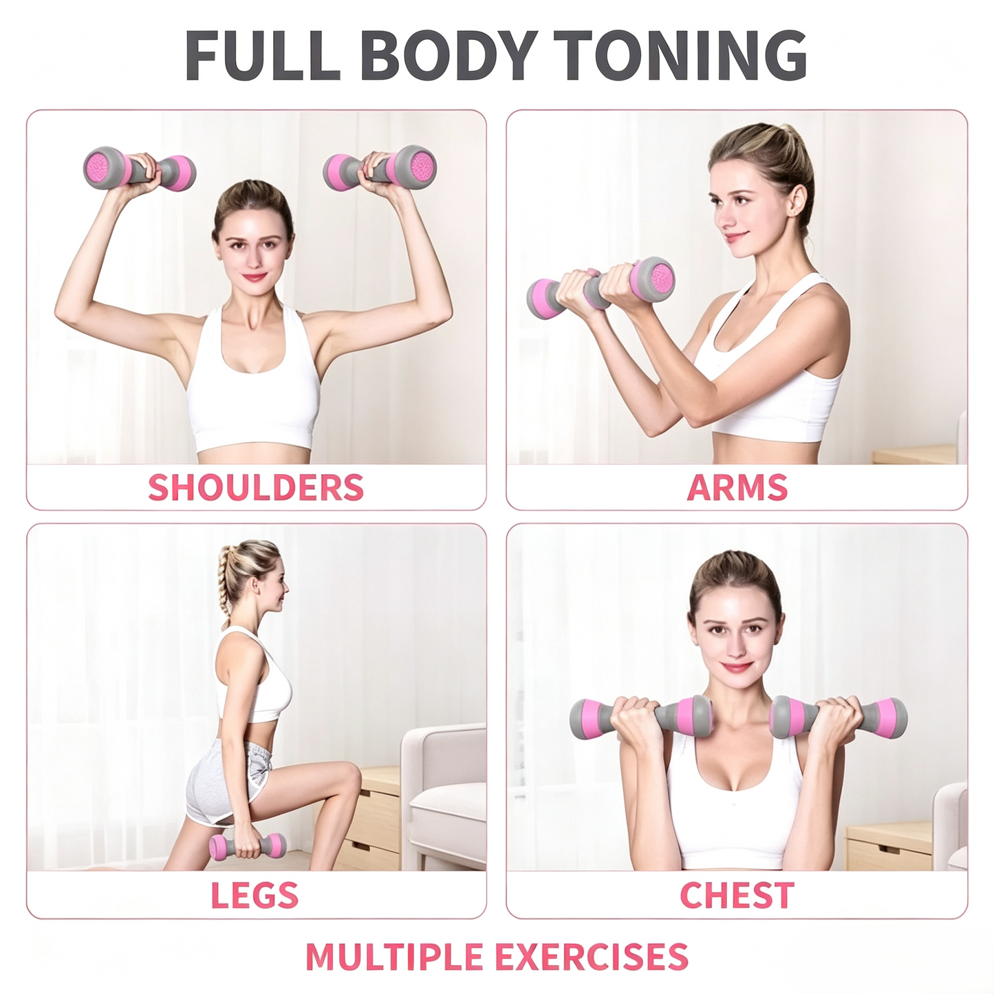 Adjustable Dumbbell Set for Home Fitness