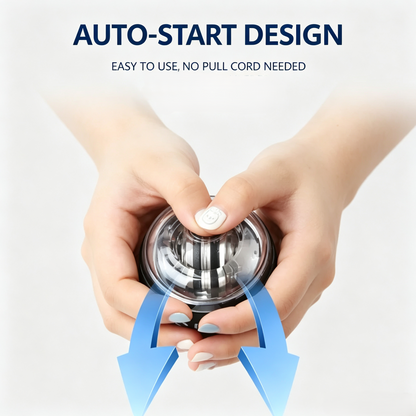 Auto Start Wrist Trainer Power Ball, Metal Reinforced Wrist Gyro Ball