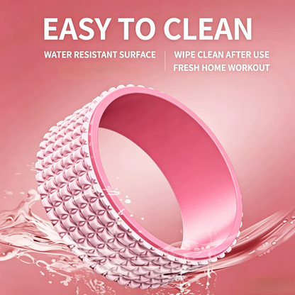 TPU Textured Yoga Wheel for Back Stretching