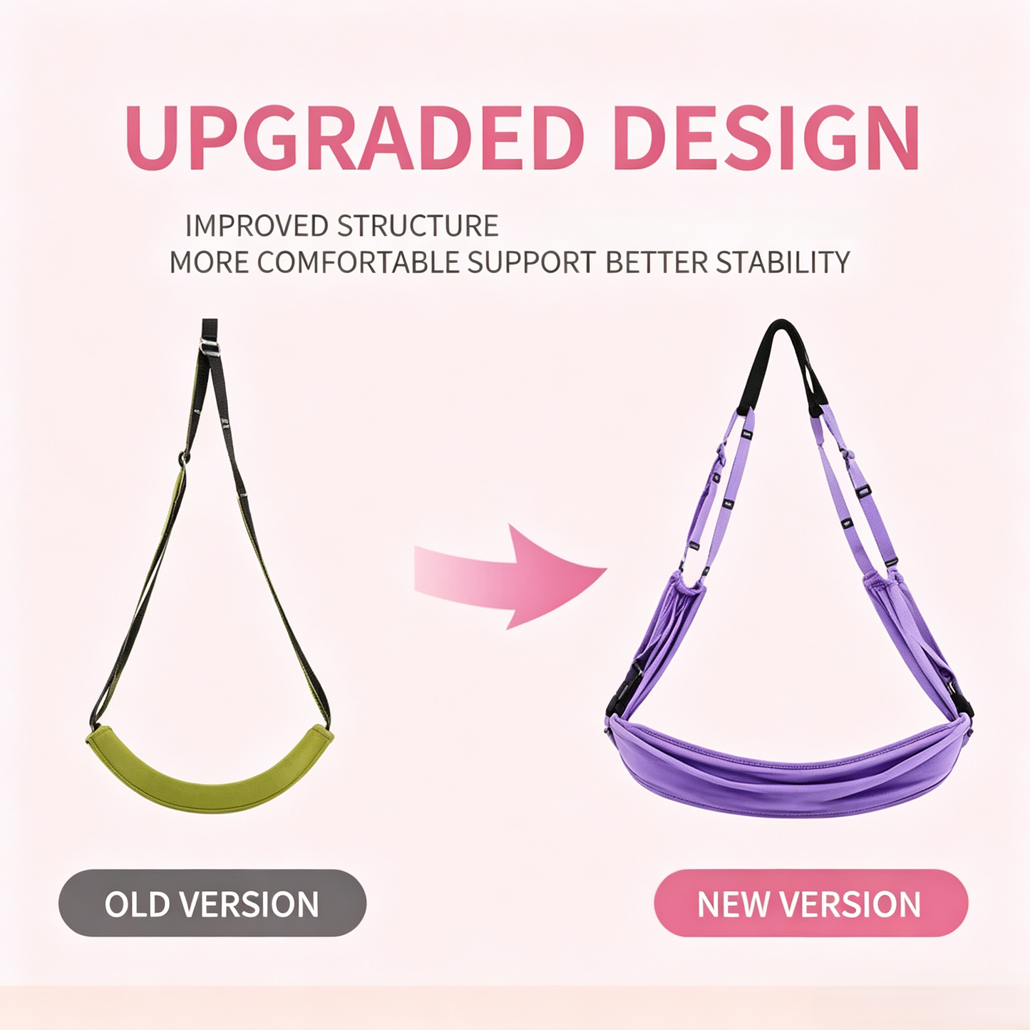 Adjustable Back Bend Stretcher, Yoga Back Strap Trainer
