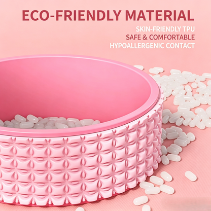 TPU Textured Yoga Wheel for Back Stretching